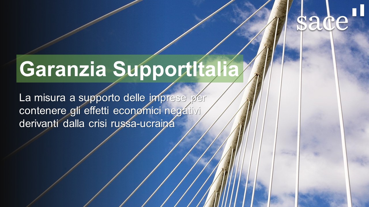 SACE Garanzia supportItalia