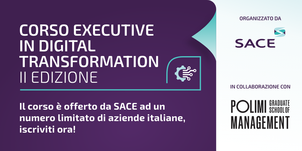 Banner_Digital Transformation_POLIMI_SACE_II Edizione